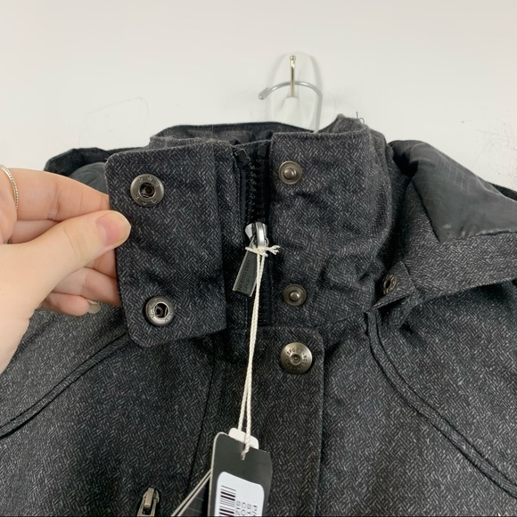 NWT North End Sport Belted Winter Jacket in Grey - Picture 4 of 10